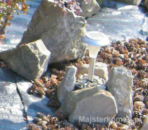 Kamienie piaskowca Kamienie na skalniak i lampion - jak to zrobić