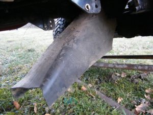 Zdemontowany kolektor wylotowy