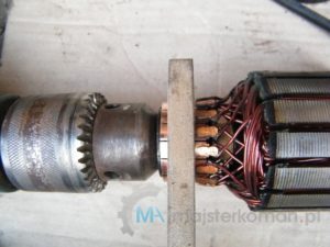 Czyszczenie i szlifowanie komutatora rozrusznika