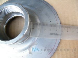 Jak zrobić bojler destylatora - wylot