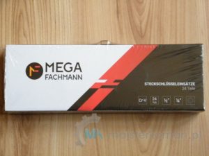 Zapakowana skrzynia z nasadkami Megafachmann