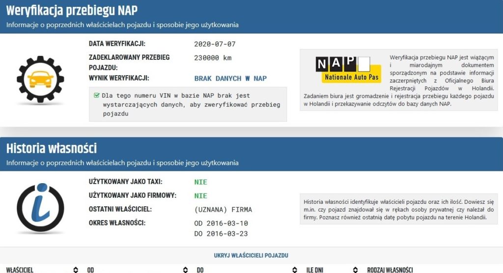 Jak sprawdzić auto przed zakupem - fragment holenderskiego raportu z NAP